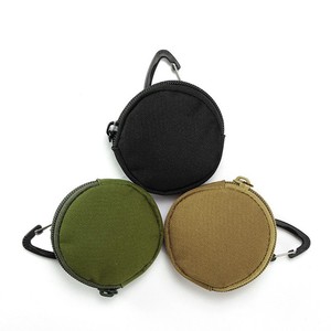 Monedero de Tela <span class=keywords><strong>Oxford</strong></span> MOLLE de Color Sólido al por Mayor, Bolsos Urbanos Simples con Cremallera para Hombre, para Auriculares, Tarjetas, Deportes al Aire Libre, Mini Bolsos para Mujer - Product Image 1