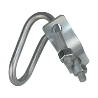 Clip galvanisé en forme de U connecteur de joint de tuyau de serre serre clip de tuyau en acier inoxydable