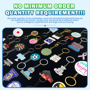Porte-<span class=keywords><strong>Clés</strong></span> en Alliage de Zinc Émaillé Personnalisé avec Votre Logo Gravé - Product Image 4