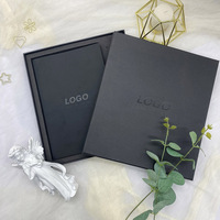 Cuaderno de Tapa Dura con Papel de Papelería Negro, Cuaderno Personalizado para la Escuela