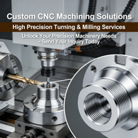 Service de tournage CNC sur mesure OEM pour vis à billes à tête plate en acier inoxydable zingué, axe creux, complexe multi-axes