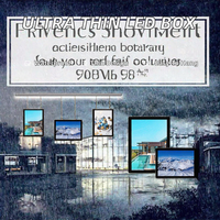 Boîte à lumière LED personnalisable, panneau publicitaire rectangulaire suspendu, menu de restaurant, enseigne lumineuse en acrylique cristal, affichage intérieur/extérieur