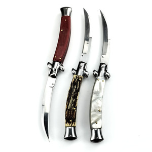 سكين جيب قابل للطي عالي الجودة للتخييم في الهواء الطلق، سكين صيد للبقاء على قيد الحياة بمقبض من الراتنج - Product Image 5