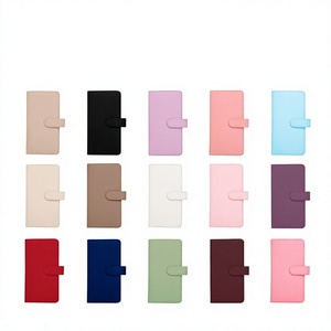 Best Selling 15-Color Luxe Pebble Leather Slim <b>Card</b> <b>Wallet</b> for Passport, Bill, Money, Cash As Agenda Planner - Product Image 2