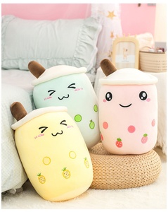 Haute qualité doux dessin animé bulle thé ours étreignant peluche oreiller 35cm 50cm 70cm Kawaii Boba lait thé tasse jouets en peluche - Product Image 5