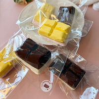 Jouet anti-stress en silicone ultra-doux à rebond lent, série blocs de chocolat, jouet alimentaire de simulation, cadeau esthétique