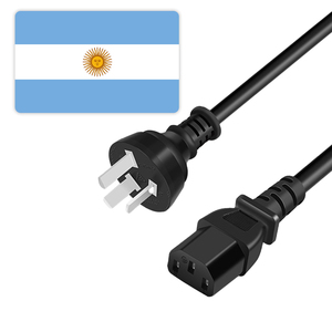 Cavo di Alimentazione Personalizzabile IEC 60320 C13 2M 250V 10A IP20 per Elettrodomestici Argentina - Product Image 1
