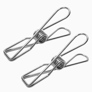 <span class=keywords><strong>FLE</strong></span> 304 Clip pequeño de acero inoxidable Clip para ropa Clip de secado fuerte - Product Image 1