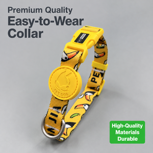 Ensemble collier et laisse pour chien, motifs imprimés colorés et vibrants, nylon souple, sangle de promenade pour animaux de compagnie, logo en caoutchouc, pour chiots de petite et moyenne taille - Product Image 2