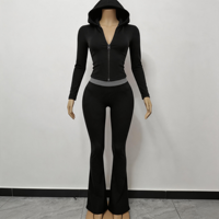 Ensemble de sport 2 pièces pour femme : haut athlétique à manches courtes et leggings taille haute, personnalisable avec logo, idéal pour l'entraînement d'automne