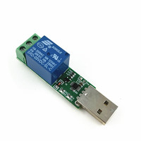 Module de relais USB 1 canal 5V sans lecteur HID peut contrôler l'activation et la désactivation du relais sur le côté de l'ordinateur