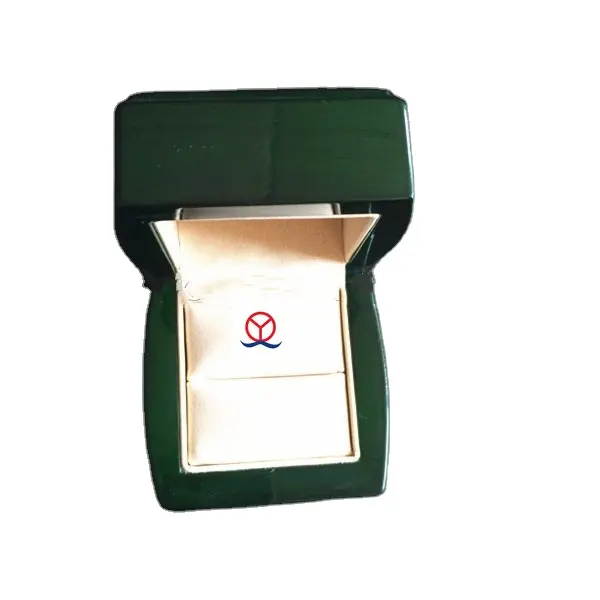 カスタム無料サンプル中国工場ファンシージュエリーボックスプリントロゴカスタム木製リングボックス小さな木製ボックス