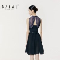 Falda de Práctica de Ballet para Mujer Adulta Baiwu, 360 °   Falda corta de gasa de corte A de longitud media 126143072