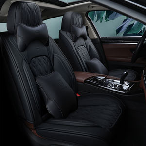 Housses de siège de voiture en Faux cuir, ensemble complet de housses pour véhicule, pour camion, pour automobile, coussins - Product Image 2