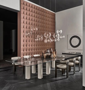 Design moderno su misura globo di vetro Bolle Tela luce pendente per ristorante Hotel centro commerciale - Product Image 6