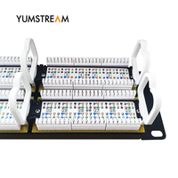 110 Type Réseau Rj45 Cat6 Utp 2u 48port Cat 6 Panneau de brassage 48 Panneau de brassage