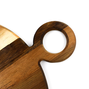 Tabla de cortar rústica de bistec multiusos de suministro de fábrica WDF tabla para picar tabla de cortar de madera para uso doméstico diario - Product Image 6