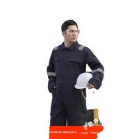 Combinaison de travail ignifuge en coton personnalisée, uniforme de travail, vêtements de travail réfléchissants, vêtements de travail haute visibilité, ignifuge, FRC, FR