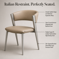 Chaise de salle à manger minimaliste, mobilier de luxe haut de gamme pour restaurant et maison, tabouret à dossier accessible