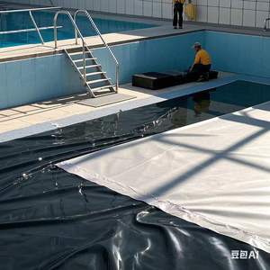 屋内アクアポニックス農業用魚タンク PVCコーティング 工業デザインスタイル 抗UV魚池 スイミングプール ジオメンブレン 5年保証 - Product Image 2