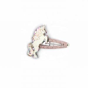 Barrettes créatives Licorne pour enfants, pinces à cheveux scintillantes en forme d'ours pour bébés filles, accessoires de mode fantaisie pour fêtes - Product Image 4