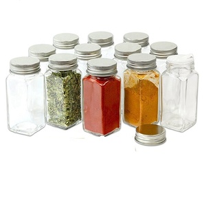 Dagelijks 4 Oz Vierkante Spice Flessen Spice Containers Met Plastic Shakers