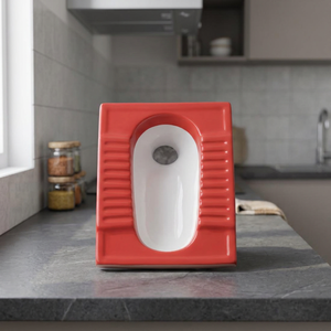 Orissa กระทะเซรามิกแบบนั่งยองห้องน้ำสไตล์จีนแบบชิ้นเดียวทันสมัย - Product Image 4