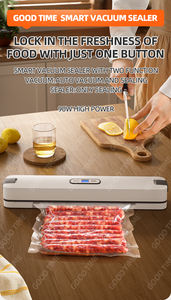 Автоматический вакуумный упаковщик с бесплатными вакуумными упаковочными пакетами для хранения пищевых продуктов и вакуумной герметизации - Product Image 6