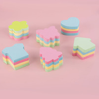 Venta al por mayor 76*76 pegatinas de notas autoadhesivas notas adhesivas de color de oficina 100 hojas cuaderno en forma de papel