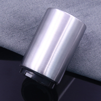 Ouvre-bouteille de bière automatique magnétique, Logo personnalisé en acier inoxydable outils de Bar portables Gadgets de cuisine cadeau de fête ouvre-bouteille de bière automatique