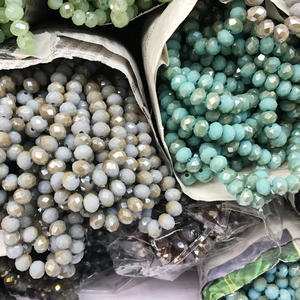 خرز كريستال زجاجي مصقول 6 مم (95 خرزة/خيط) لصناعة المجوهرات - خرز زجاجي سائب وفاصل - Product Image 5