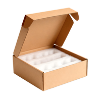 Boîtes en carton ondulé personnalisées, pliables, réutilisables, avec logos imprimés, pour exposition et transport de cadeaux