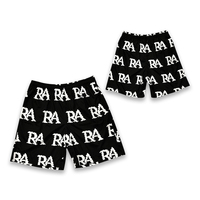 Pantalones Cortos Deportivos Personalizados de Alta Calidad con Logotipo, Impresión por Transferencia de Calor, Color a Elección, Poliéster, Casuales, para Hombre, Malla, Baloncesto, Tallas Grandes