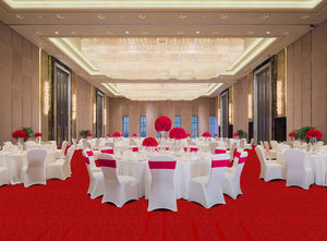 Dalles de moquette commerciales modernes en nylon bouclé bitumé pour la maison, la prière, l'hôtel, disponibles en forme de puzzle carré, option élégante pour la chambre à coucher - Product Image 2