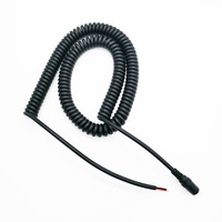 Maßgefertigtes Spiralkabel mit 2 Adern DC 5,5*2,1 5,5*2,5MM Stecker/Buchse Stromkabel Spiralförmiges Stromkabel