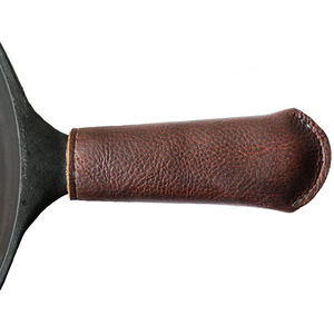 Leather pot <b>handle</b> covers manufacturer wholesale, thickened heat-insulating pot <b>handle</b> protective covers, home kitchen frying - Product Image 5