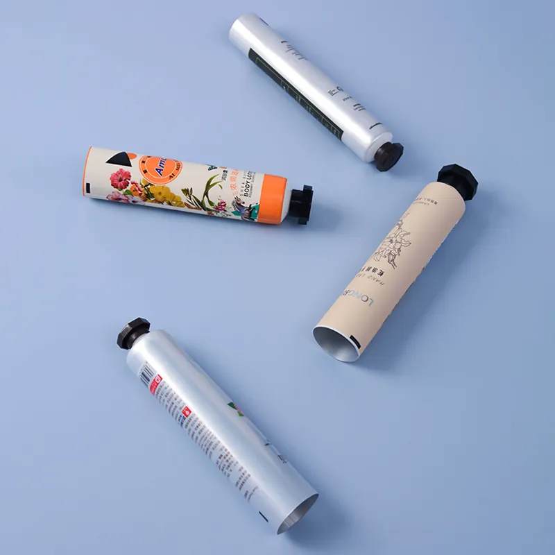 Tabung kosmetik krim kustom tabung plastik aluminium laminasi kemasan PE ABL tabung kemasan Krim Tangan
