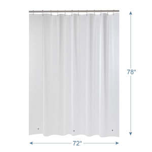 Cortina de ducha de PEVA transparente, superventas, <span class=keywords><strong>cortinas</strong></span> de <span class=keywords><strong>Amazon</strong></span>, cabina de ducha <span class=keywords><strong>para</strong></span> hotel en casa, Centro de SPA - Product Image 1