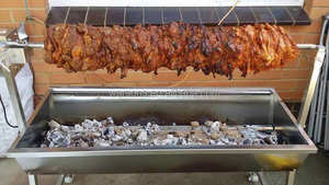 Rôtissoire à poulet en acier inoxydable The <span class=keywords><strong>Master</strong></span> avec moteur de 30 kg - 1200 mm - Product Image 4