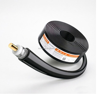 Cable SDI de 50M/100M, Adaptador BNC Macho/Hembra 12G, Conector de Alimentación CC para Cámara CCTV