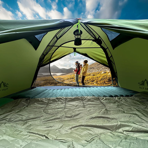 Carpa de Camping Impermeable y Ligera para 2 Personas, Carpa de Senderismo para Dos Personas, para Montañismo al Aire Libre con Toldo - Product Image 3
