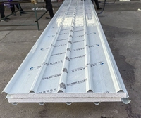 Panneau sandwich EPS 100 mm, panneau sandwich EPS pour murs et toitures, panneaux sandwich EPS isolés pour murs et toitures