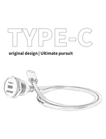 Cable de Extensión Circular Tipo C 3.2 Hembra Sin Cubierta de Lshitech, 0.3-1m, Apto para Todos los Dispositivos Electrónicos