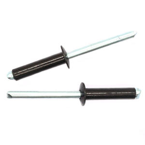 Rivetti Ciechi In Alluminio 4x8 Mm - Confezione Da 100 Pezzi, Estremità Aperta, Argento - Foto 3