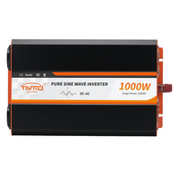 Onduleur à onde sinusoïdale pure Tianmo 1000W pour TV, voiture, camion, 24V à 220V, avec port USB et protection contre les surcharges