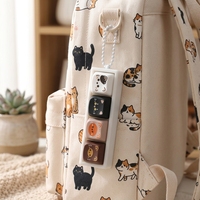 Porte-clés anti-stress en forme de chat mignon avec son de clic de clavier mécanique pour la décoration de bureau