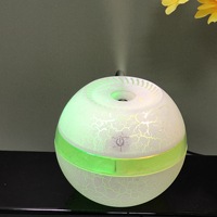 Humidificateur d'ambiance créatif et coloré à brume fraîche, alimenté par USB, pour voiture, maison, extérieur, avec grain de bois, aromathérapie, vente en gros