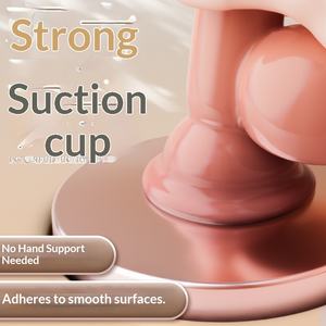 Vrouwelijke vibrator-dildo Vloeibaar siliconen 6 frequenties Automatische telescopische vibratie Verwarming Afstandsbediening Waterdicht Volwassen seks - Product Image 5