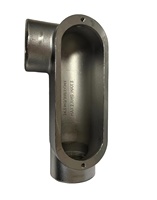 Coulée de précision OEM personnalisée usinage CNC du corps de conduit en acier inoxydable