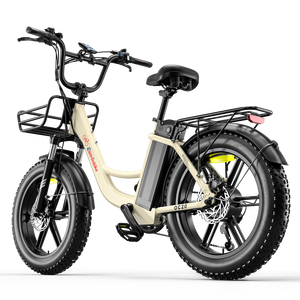 Bicicleta eléctrica paso bajo 20" urbana neumático graso Shimano 7 velocidades Compatible con caja de reparto revendedores - Product Image 2